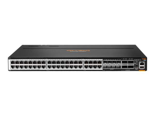 HPE - R9W93A - Aruba Networking CX 8100 - Switch - L3 - Managed - 40 x 100/1000/2.5G/5G/10GBase-T + 8 x Gigabit SFP / 10 Gigabit SFP+ + 4 x 40 Gigabit QSFP+ / 100 Gigabit QSFP28 - back to front airflow - rack-mountable