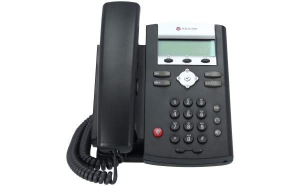 poly - 2200-12365-025 - SoundPoint IP 331, 2-line SIP desktop phone with integrated 2-port 10