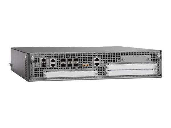 Cisco - ASR1002-X= - Cisco ASR1002-X Chassis, 6 built-in GE, Dual P/S, 4GB DRAM