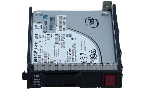 HP - 804575-B21 - HP 80GB 6G SATA Read Intensive-2 SFF 2.5-in SC 3yr Wty Solid State Drive
