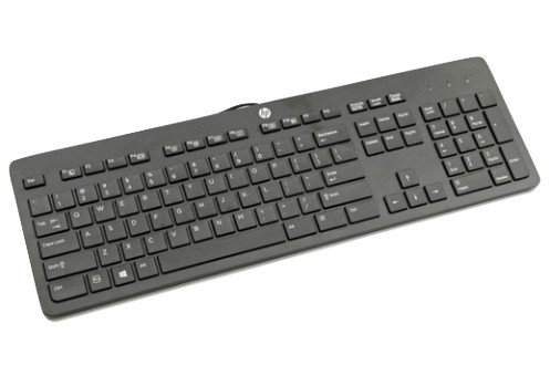 HP - 803181-L31 - HP 803181-L31 Tastatur USB QWERTY US International Schwarz