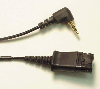 Plantronics - 70765-01 - Headset-Kabel - Kabel - Audio / Multimedia Adapterkabel 3 m - Schwarz