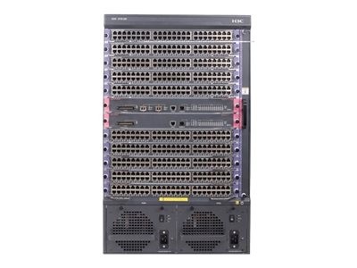 HPE - JD238B - 7510 Switch Chassis - Based on a common power supply of 1400 W (AC/DC) - 16/50 A - 1400 W - 50 - 60 Hz - 436 mm - 420 mm