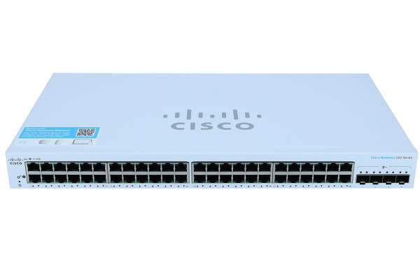Cisco - CBS220-48T-4X-EU - CBS220-48T-4X-EU - Gestito - L2 - Gigabit Ethernet (10/100/1000) - Montaggio rack