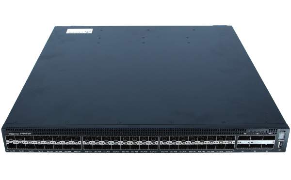Dell - S4048-ON - EMC Networking S4048-ON - Switch - L3 - Managed - 48 x 10 Gigabit SFP+ + 6 x 40 Gigabit QSFP+ - front to back airflow - rack-mountable