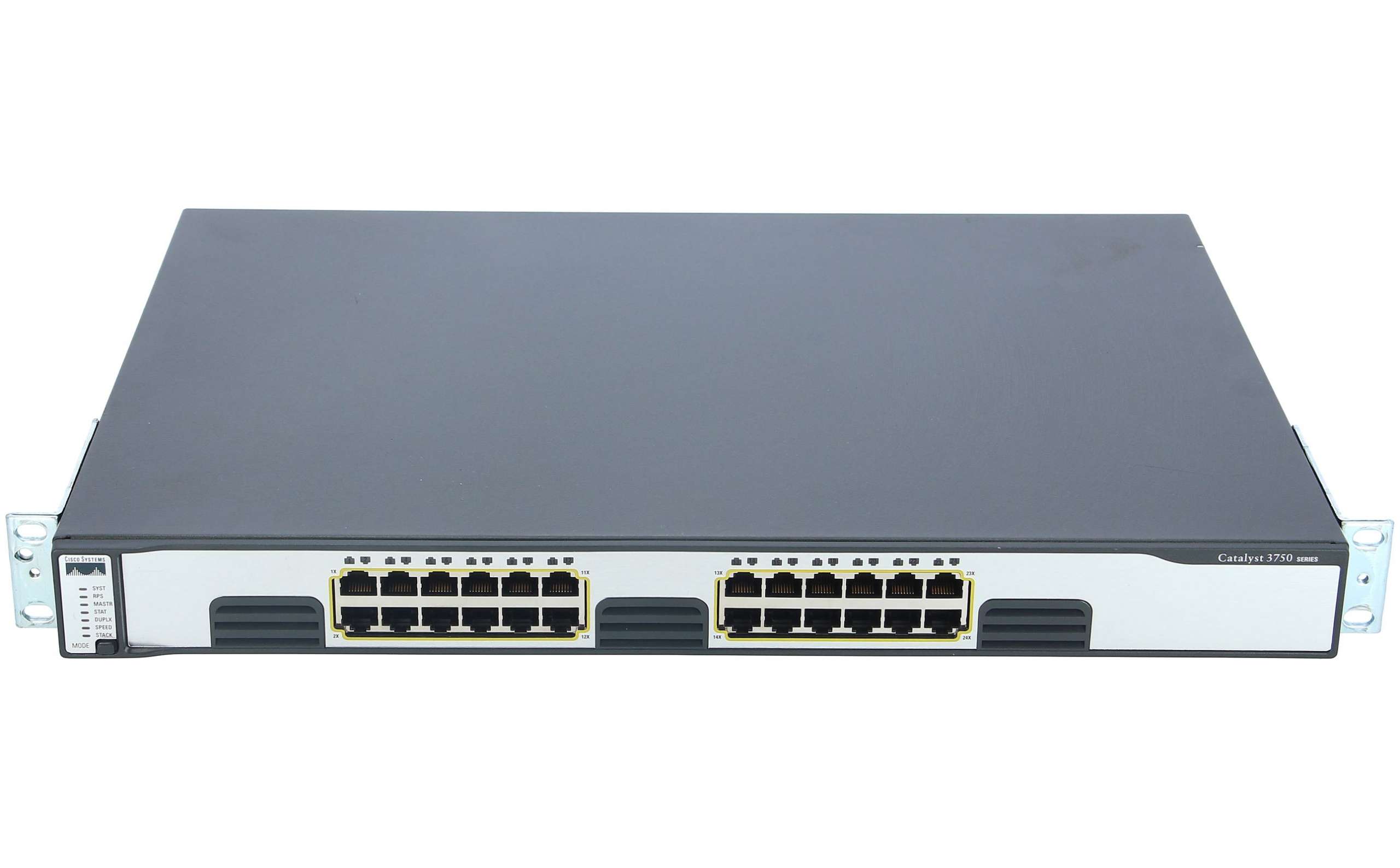 Cisco - WS-C3750G-24T-S - Catalyst 3750 24 10/100/1000T Standard Multilayer  Image new and refurbished buy online low prices