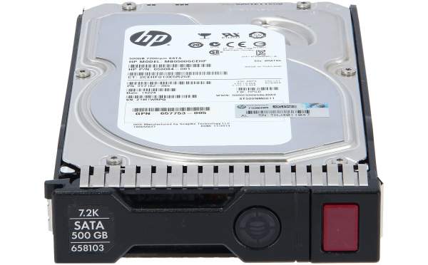 HP - 658071-B21 - HP 500GB 6G SATA 7.2k 3.5in SC MDL HDD