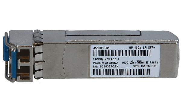 HPE - 455886-B21 - SFP+ transceiver module - 10 GigE - 10GBase-LR - LC single-mode - up to 10 km - 850 nm