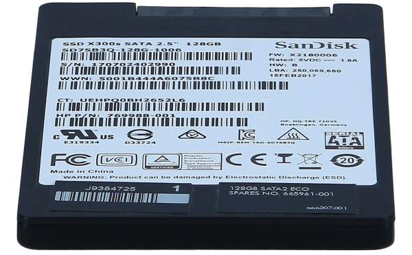 Dell - 665961-001 - Solid state drive - 128 GB - internal - 2.5" - SATA 3Gb/s
