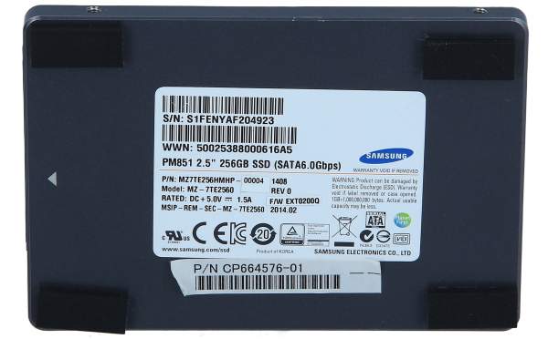 Samsung - MZ7TE256HMHP-00004 - 256GB - 6Gbps - 2.5" - SATA - SSD