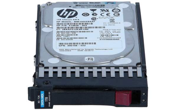 HP - 614828-003 - DRV 1TB 7.2K 2.5in 3G**Refurbished** - Festplatte - Serial ATA