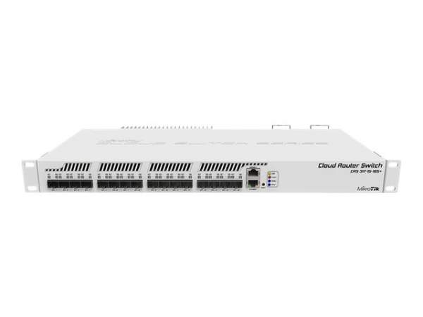 MikroTik - CRS317-1G-16S+RM - Cloud Router Switch 317-1G-16+ RM - Switch - L3 - Managed - 16 x SFP+