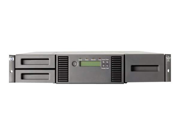 HPE - AK378B - MSL2024 1 LTO-4 Ultrium 1760 SAS Tape Library 19200GB 2U Tape-Autoloader & -Libra