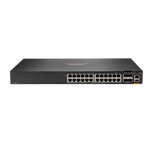 HP - JL668A - Aruba 6300F - Switch - L3 - managed - 24 x 10/100/1000 + 4 x 1 Gigabit / 10 Gigabit / 25 Gigabit / 50 Gigabit SFP56 (Uplink / Stacking)