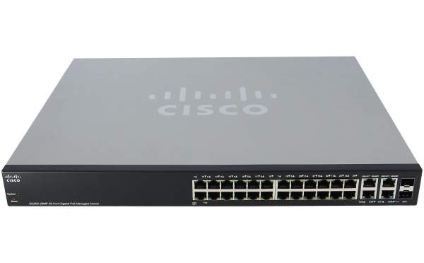 Cisco - SG300-28MP-K9 - Small Business SG300-28MP-K9 - Gestito - L3 - Gigabit Ethernet (10/100/1000) - Supporto Power over Ethernet (PoE) - Montaggio rack