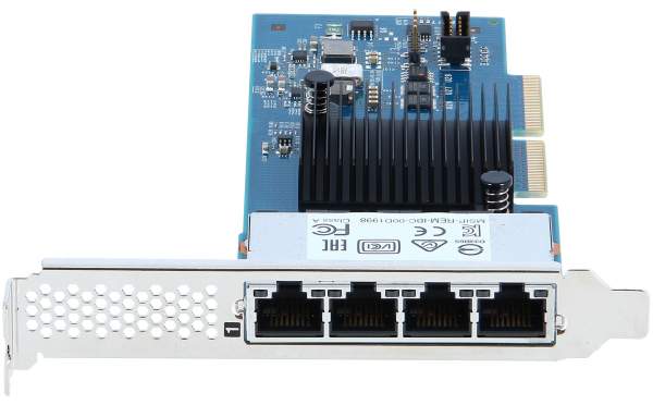 Lenovo - 00D1998 - I350-T4 ML2 - Interno - Cablato - PCI Express - Ethernet - 1000 Mbit/s - Alluminio - Nero - Blu