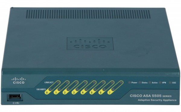 Cisco - ASA5505-SSL10-K8 - ASA 5505 VPN Edition w/ 10 SSL Users, 50 Firewall Users, DES