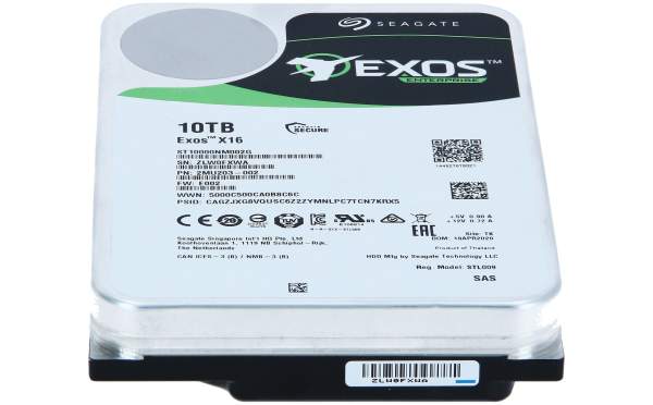 Seagate - ST10000NM002G - Exos X16 ST10000NM002G - Festplatte - 10 TB