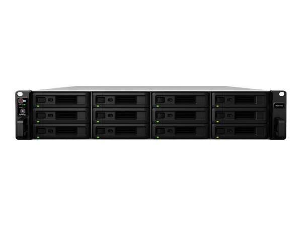 Synology - RS3618xs - RackStation RS3618XS - NAS server - 12 bays - rack-mountable - SATA 6Gb/s - RAID 0 1 5 6 10 JBOD - RAID F1 - RAM 8 GB - Gigabit Ethernet - iSCSI support - 2U
