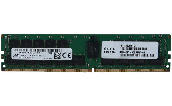 Cisco - UCS-MR-X32G2RT-H - DDR4 - 32 GB - DIMM 288-PIN - 2933 MHz / PC4-23400