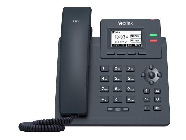 Yealink - SIP-T31G - VoIP phone - 5-way call capability - SIP - SIP v2 - SRTP - 2 lines - classic gray