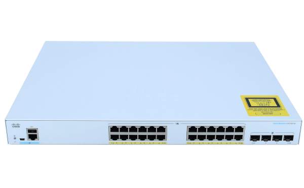 Cisco - CBS250-24FP-4G-EU - Business 250 Series - Switch - L3 - smart - 24 x 10/100/1000 (PoE+) + 4