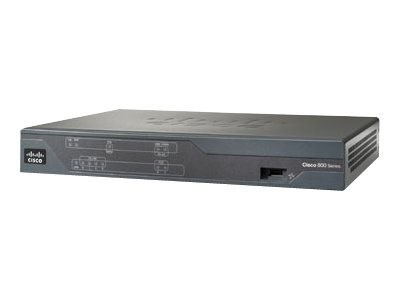 Cisco - C888-CUBE-K9 - C888 Eingebauter Ethernet-Anschluss SHDSL Schwarz Kabelrouter