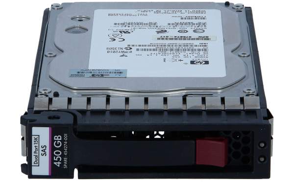 HPE - 533871-002 - HP 450GB SAS 6G 15K RPM HOT PLUG - Festplatte - Serial Attached SCSI (SAS)