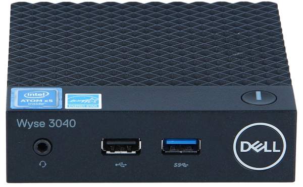Dell - 3P0YX - 3040 - Thin client - DTS - 1 x Atom x5 Z8350 / 1.44 GHz - RAM 2 GB - flash - eMMC 16 GB - no graphics - GigE - Wyse Thin OS 9 with PCoIP