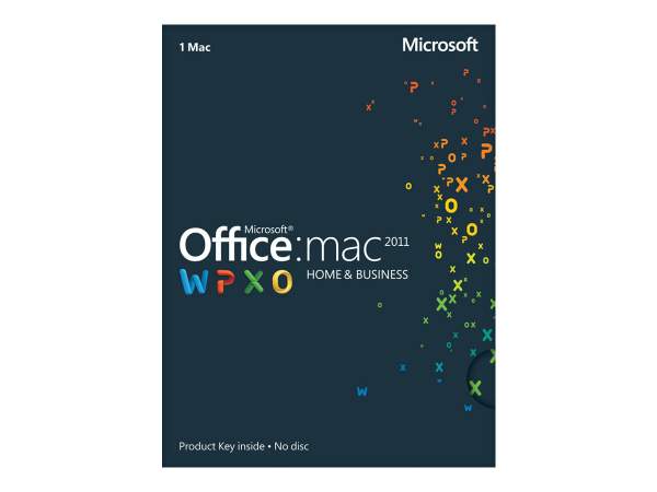 Microsoft - W6F-00202 - Microsoft Office for Mac Home and Business 2011