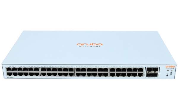 Aruba - JL814A#ABB - Aruba Instant On 1830 48G 4SFP Switch - smart - 48 x 10/100/1000 + 4 x Gigabit SFP - desktop - rack-mountable