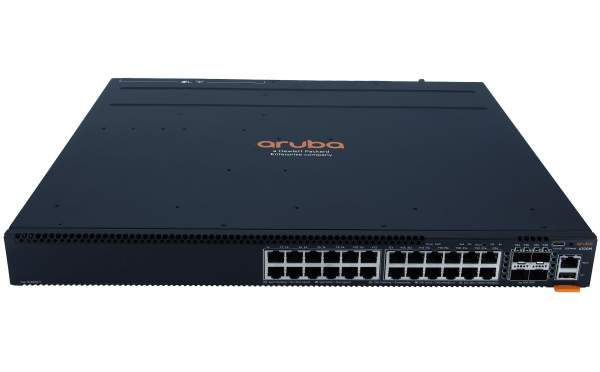 HP - JL664A - Aruba 6300M - Switch - L3 - managed - 24 x 10/100/1000 + 4 x 1 Gigabit / 10 Gigabit / 25 Gigabit / 50 Gigabit SFP56 (Uplink / Stacking)