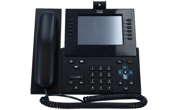 Cisco - CP-9971-C-CAM-K9 - Cisco 9971 IP-Telefon Dunkelgrau Kabelgebundenes Mobilteil LCD