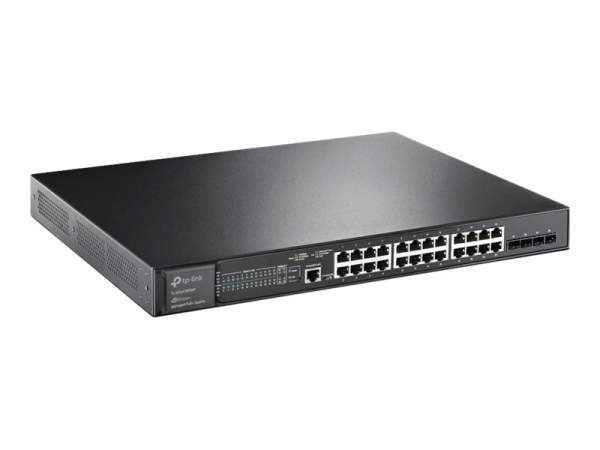 TP-Link - TL-SG3428XMP - JetStream TL-SG3428XMP - V1 - switch - Managed - 24 x 10/100/1000 (PoE+) +