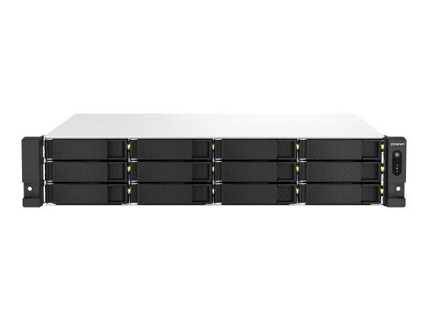 QNAP - TS-1264U-RP-4G - TS-1264U-RP - NAS server - 12 bays rack-mountable SATA 6Gb/s - JBOD - 60 - R