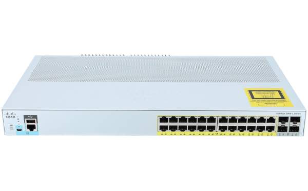 Cisco - WS-C2960L-24PS-LL - Catalyst 2960-L - Gestito - L2 - Gigabit Ethernet (10/100/1000) - Supporto Power over Ethernet (PoE) - Montaggio rack - 1U