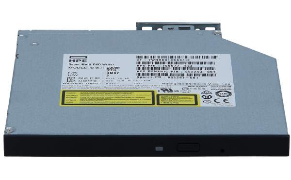 HP - 652297-001 - HP 9.5MM SATA DVD-RW JACKBLACK G9 OPTICAL DRIVE