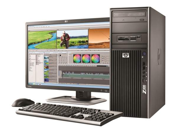 HP - VS933AV - Workstation Z400 - Workstation - Xeon UP 3,46 GHz - RAM: 4.096 MB DDR3 - HDD: 1.5