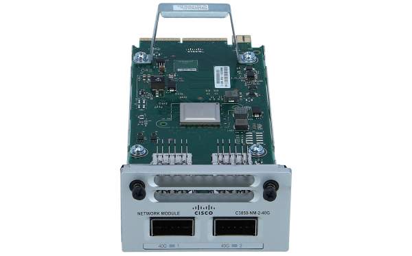 Cisco - C3850-NM-2-40G= - Erweiterungsmodul - 40 Gigabit LAN - für Catalyst 3850-12, 3850-12X48,