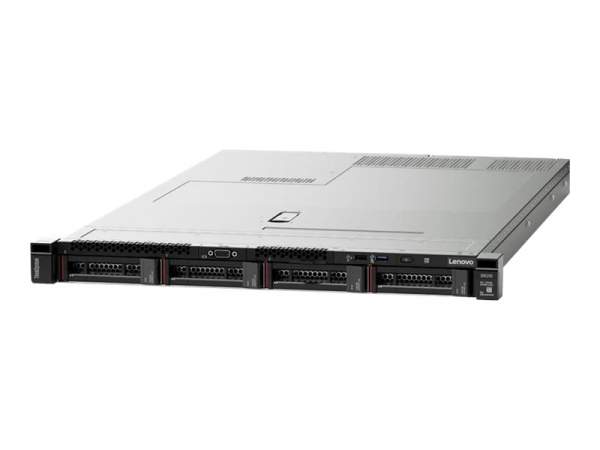 Lenovo - 7Y51A07GEA - ThinkSystem SR250 - Server - rack-mountable - 1U - 1-way - 1 x Xeon E-2224 / 3.4 GHz - RAM 8 GB - SATA - hot-swap 3.5" bay(s) - no HDD