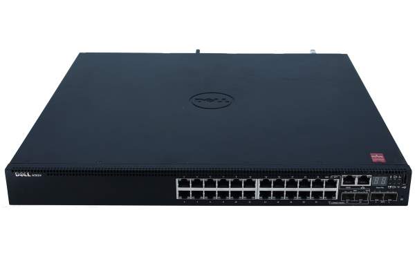 Dell - 210-APXD - EMC Networking N3024ET-ON - Switch - L3 - Managed - 24 x 10/100/1000 + 2 x 10 Gigabit SFP+ + 2 x combo Gigabit SFP - rack-mountable