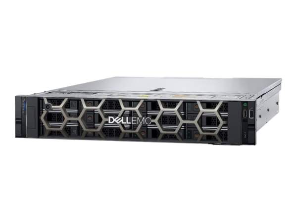 Dell - PER7508S - PowerEdge R750 - Server - rack-mountable - 2U - 2-way - 1 x Xeon Silver 4310 / 2.1 GHz - RAM 16 GB - SAS - hot-swap 3.5" bay(s) - HDD 600 GB - Matrox G200 - GigE - 10 GigE - no OS - monitor: none