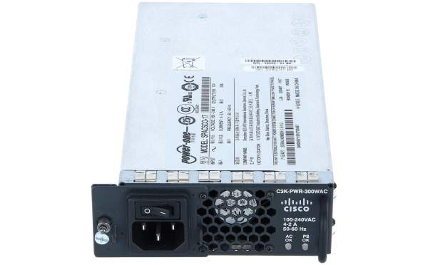 Cisco - C3K-PWR-300WAC= - Catalyst 3560E-12D and 3560E-12SD 300WAC power supply spare