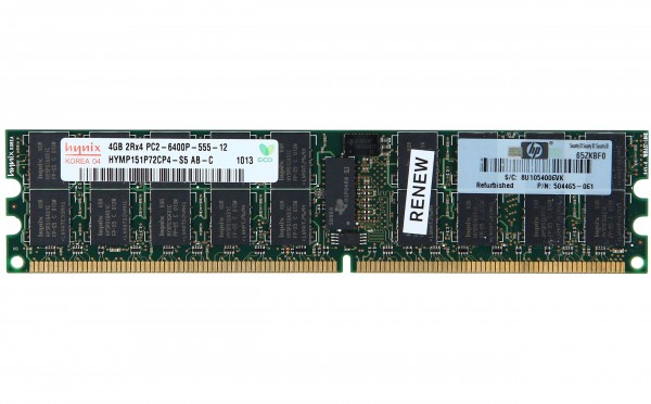 HPE - 504465-061 - HP 4GB PC2-6400 1 x 4GB