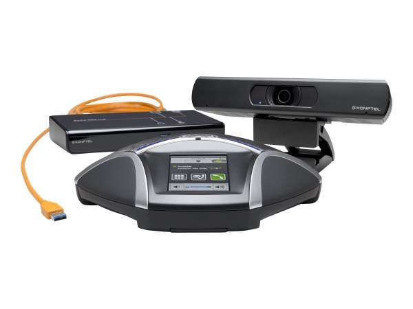 Konftel - 951201082 - C2055Wx - Video conferencing kit (speakerphone, camera, hub) - HD/30 fps - 8x digital zoom - USB 2.0 - HDMI - Bluetooth - 2200 mAh Li-ion
