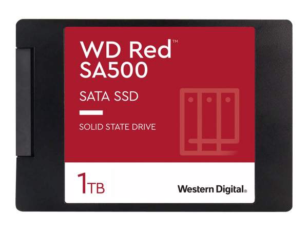 WD - WDS100T1R0A - Red SA500 WDS100T1R0A - SSD - 1 TB - internal - 2.5" - SATA 6Gb/s