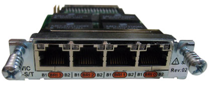 BST HWIC-4B-S/T Cisco 4-Port RNIS BRI S/T Haute Vitesse Wan Interface Carte 