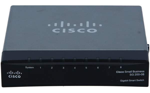 Cisco - SLM2008T-EU - Cisco Small Business 200 Series Smart Switch SG200-08 - Switch