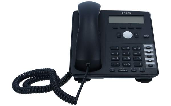 Snom - 4039 - D715 - VoIP-Telefon - dreiweg Anruffunktion - SIP - RTCP - SRTP - 4 Leitungen - Schwar