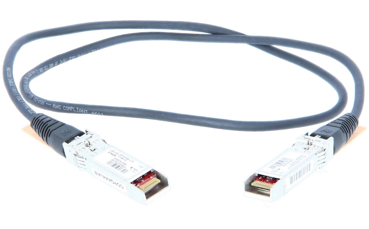 Cisco SFP-H10GB-CU1M 10GBASE-CU SFP Cable 1 Meter 